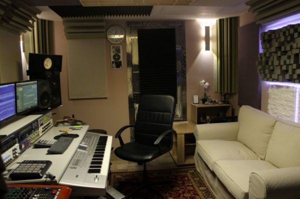 Acoustic materials in Avocal recording studio