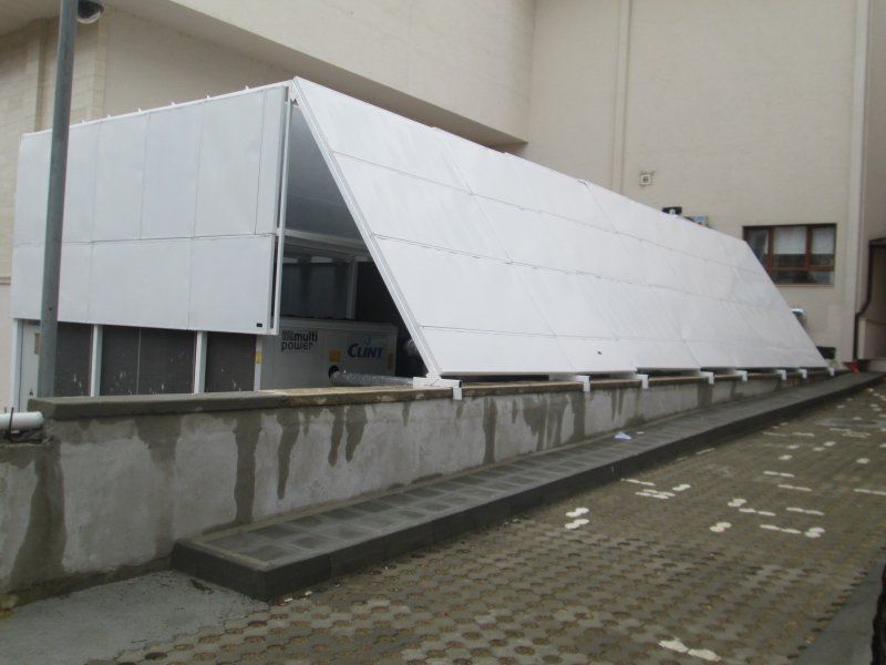 Sound insulation of chillers 