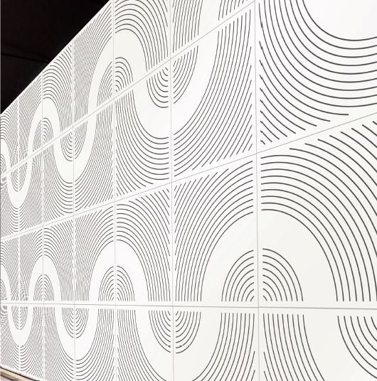 Perforated acoustic panels WavO in Brno city, Czech Republik