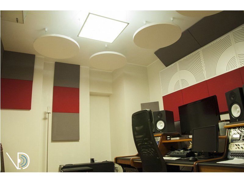 Acoustic materials in Saint Louis College of Music, Rome, Italy