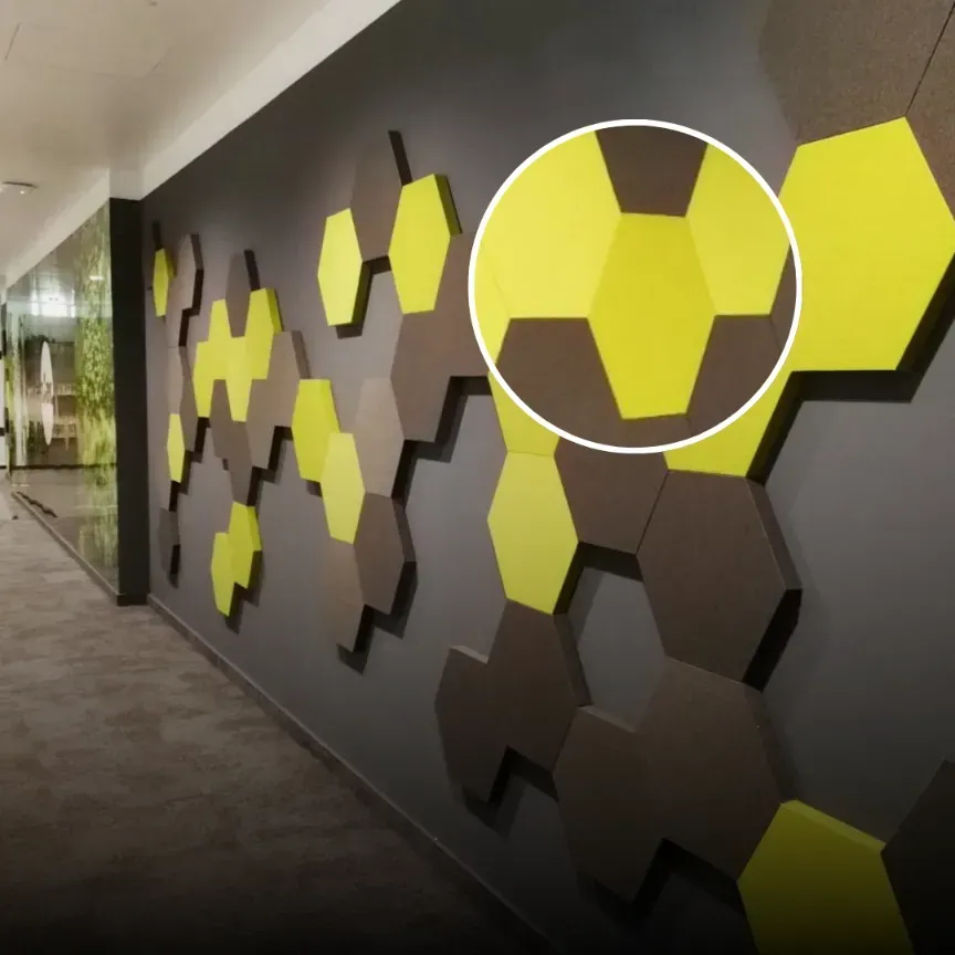 Acoustic Treatment with BEELIVE Panels in LIDL Office, Zagreb