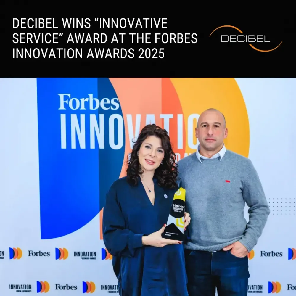 DECIBEL Wins in the Innovative Service Category at the Forbes Innovation Awards 2025