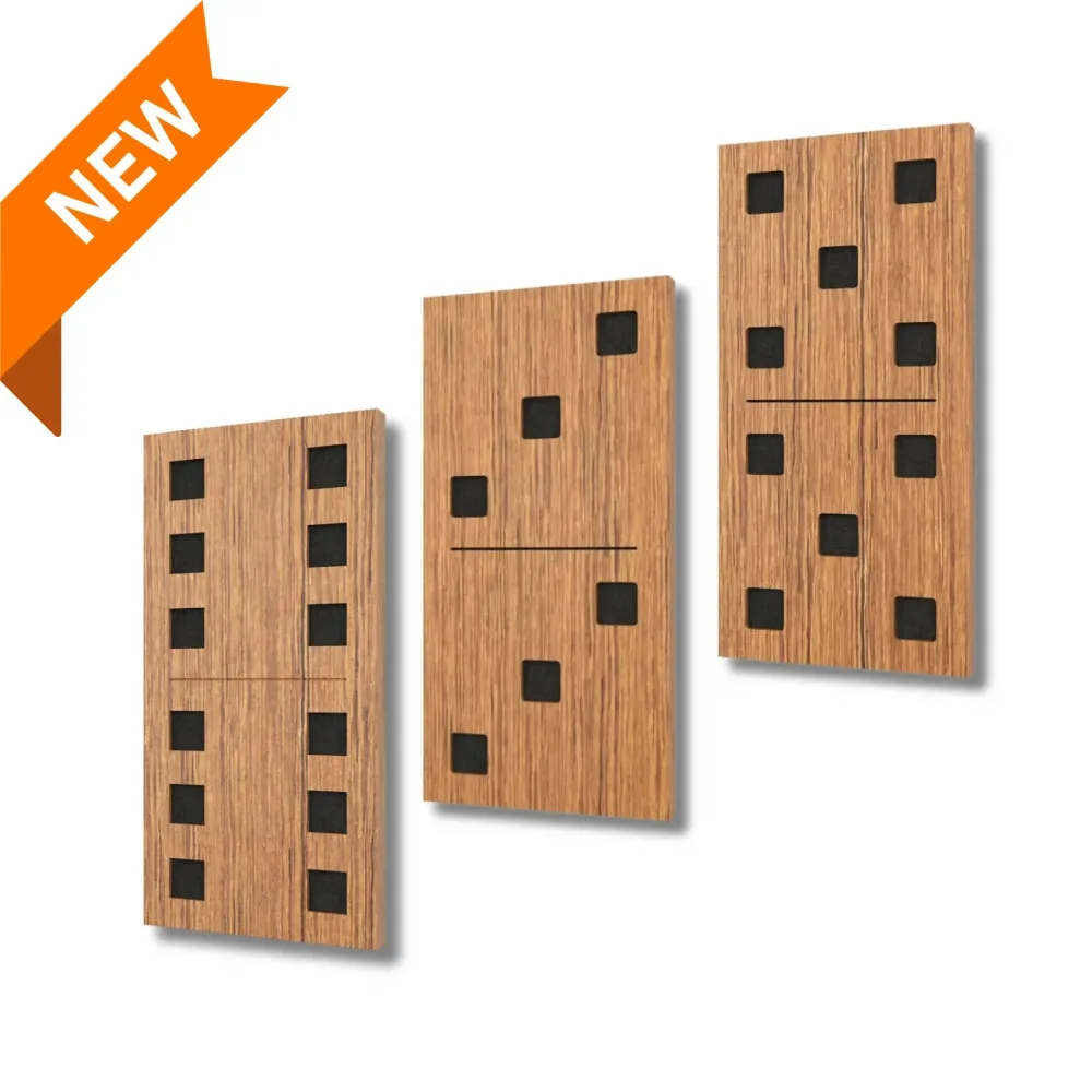 DOMINO™ - Wood and Fabric Acoustic panel