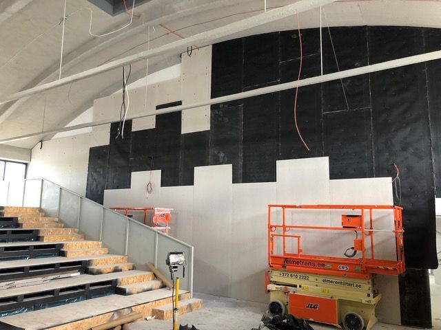 Acoustic Treatment For A Conference Room with MUTE SYSTEM