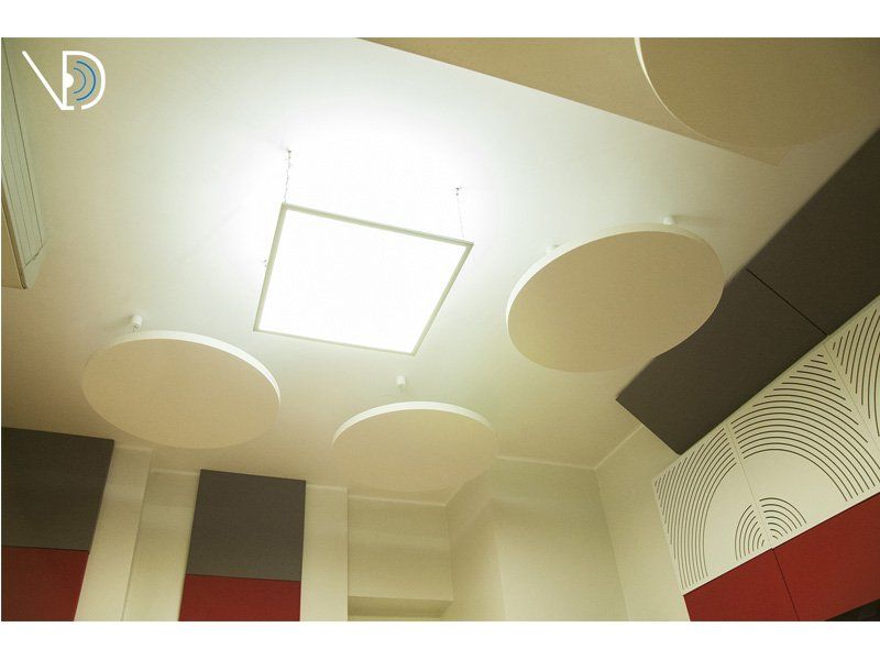 Acoustic materials in Saint Louis College of Music, Rome, Italy