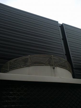 Sound absorbing panels in Gym