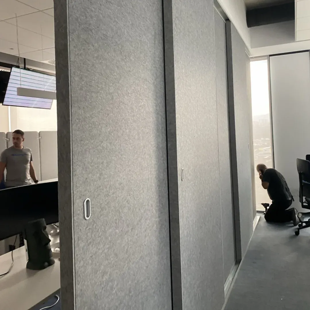 Movable Acoustic Separator Walls for SAP Bulgaria Office