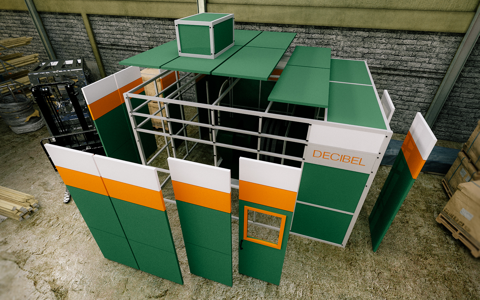 Soundproofing Booth for Gorinvest JSC