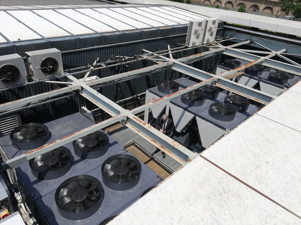 Soundproofing of Chilllers for Banca Intesa