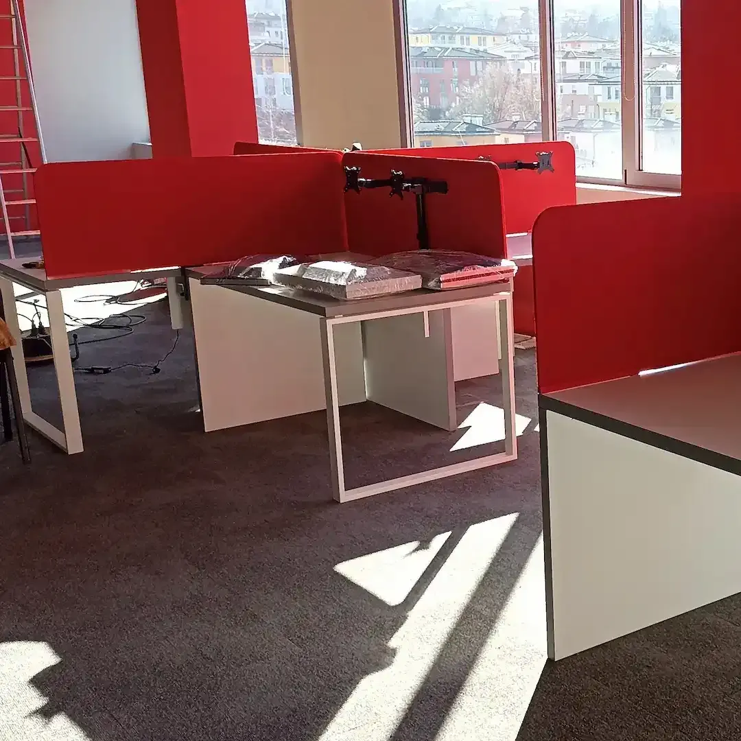 Acoustic Desk Separators for Open-Plan Office Noise Control