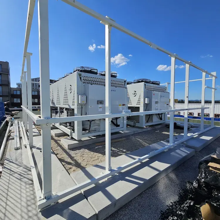 Acoustic Enclosure for Rooftop Chillers at Fabrik1230