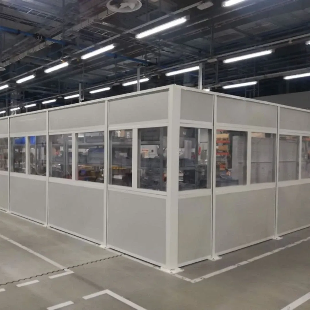 Industrial Soundproofing Barrier in a Machine Factory