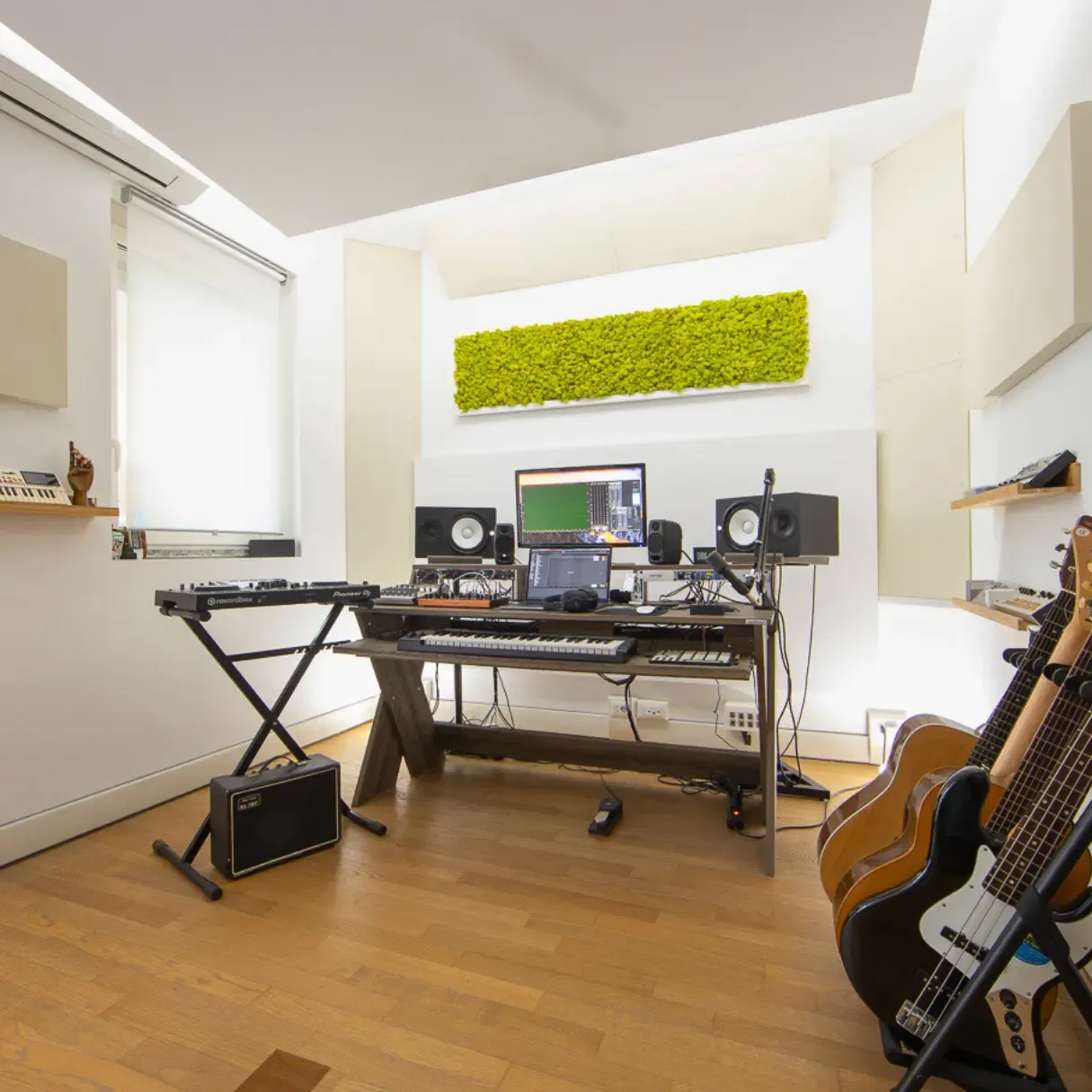 Modern Music Production Studio in Rome