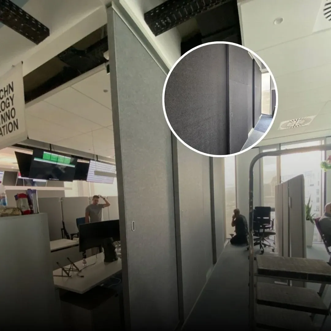 Movable Acoustic Separator Walls for SAP Bulgaria Office