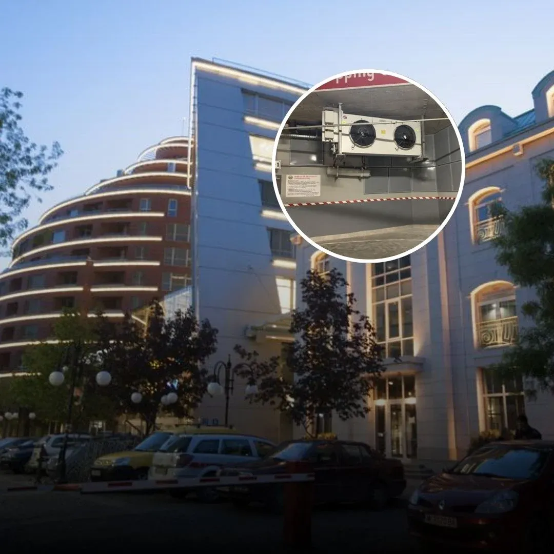 Soundproofing of chillers in San Stefano Plaza