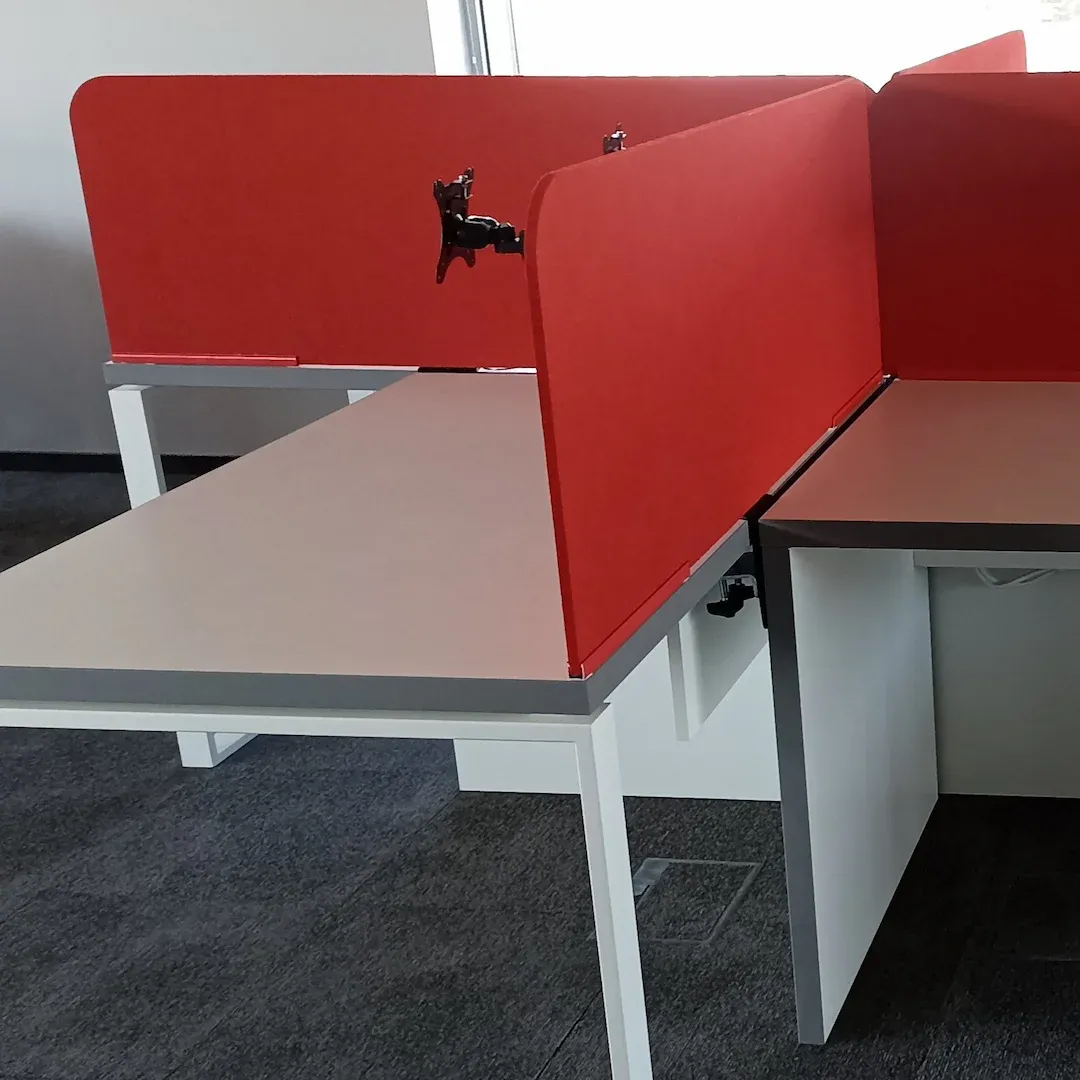 Acoustic Desk Separators for Open-Plan Office Noise Control