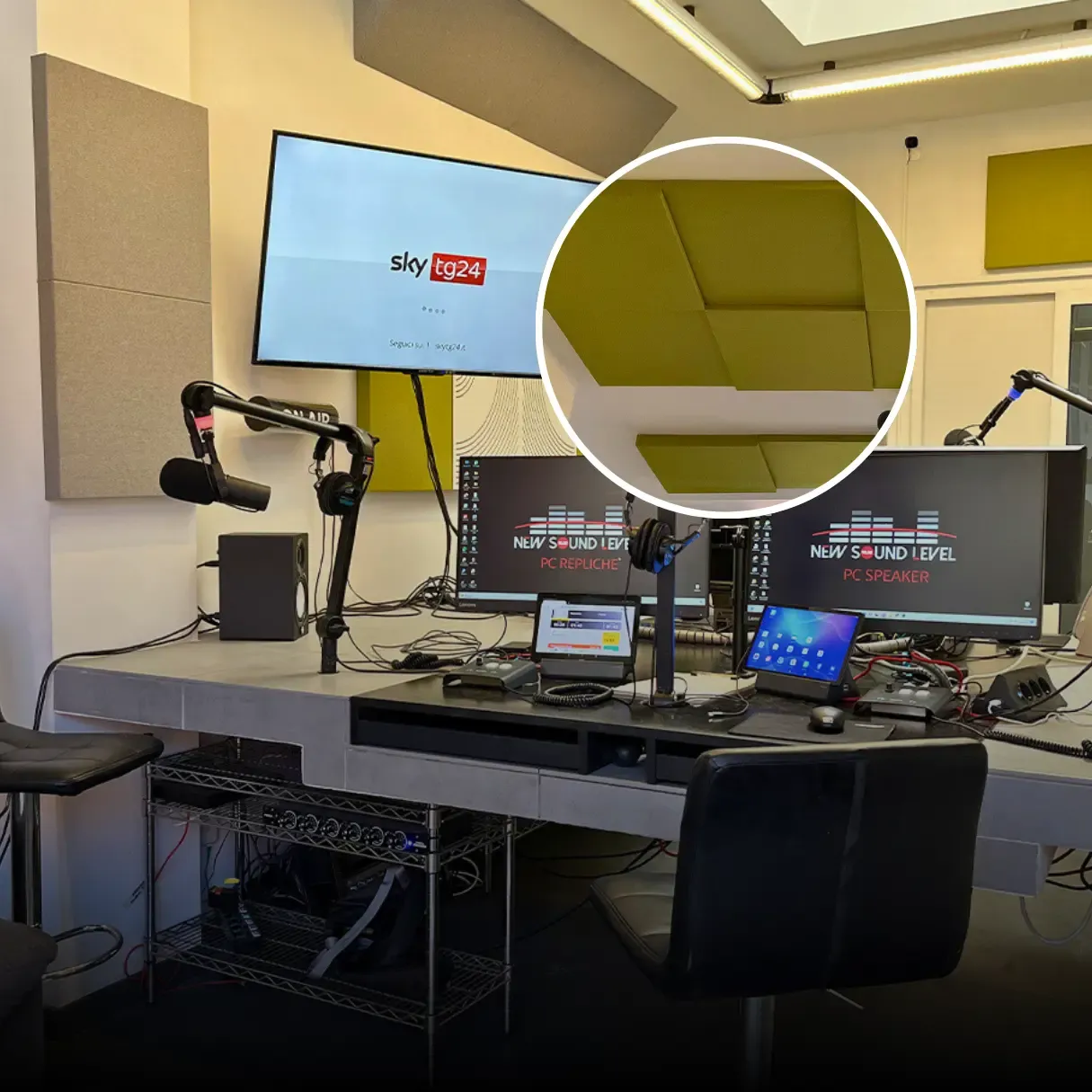 Decibel-Acoustic Optimisation for Radio NSL in Rome