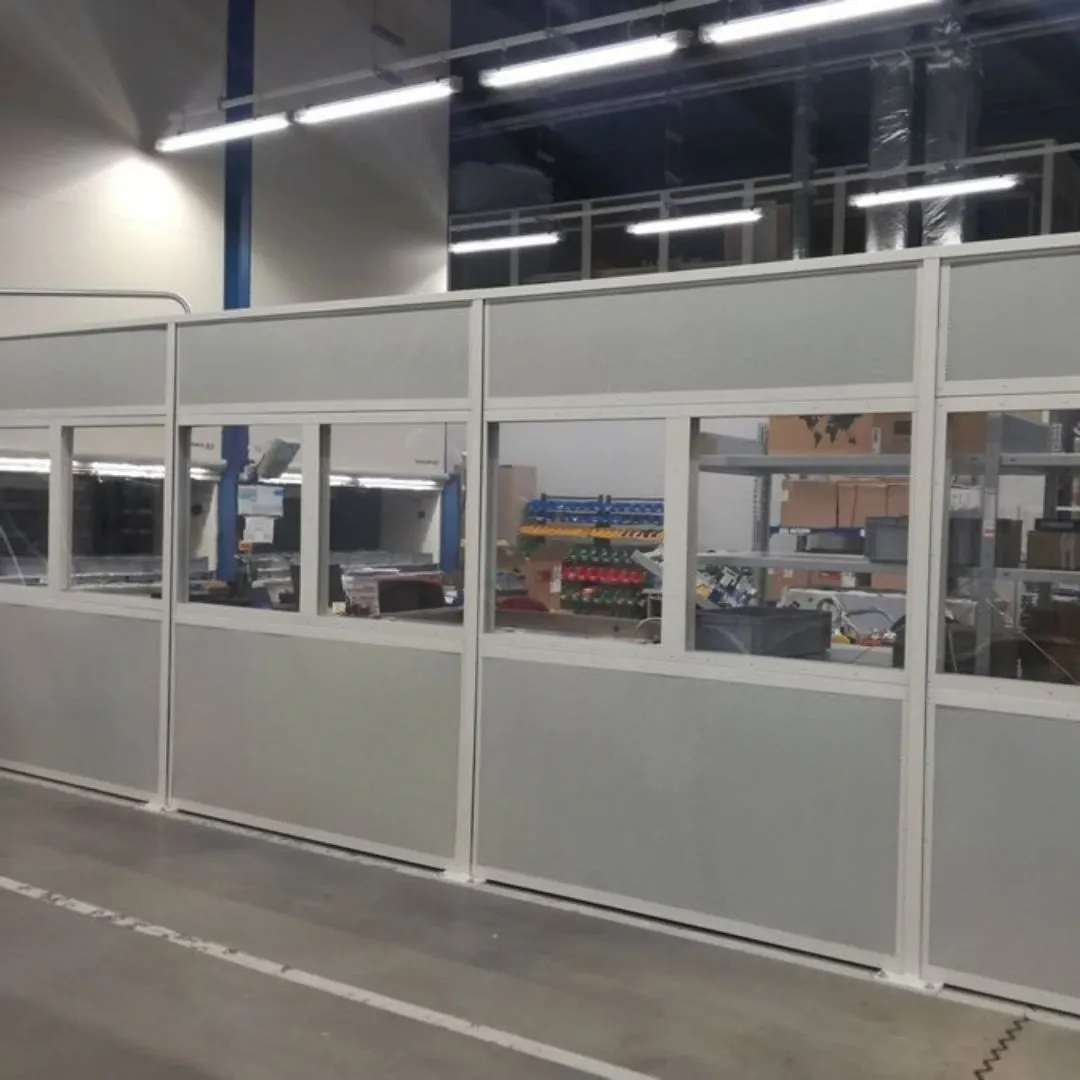 Industrial Soundproofing Barrier in a Machine Factory
