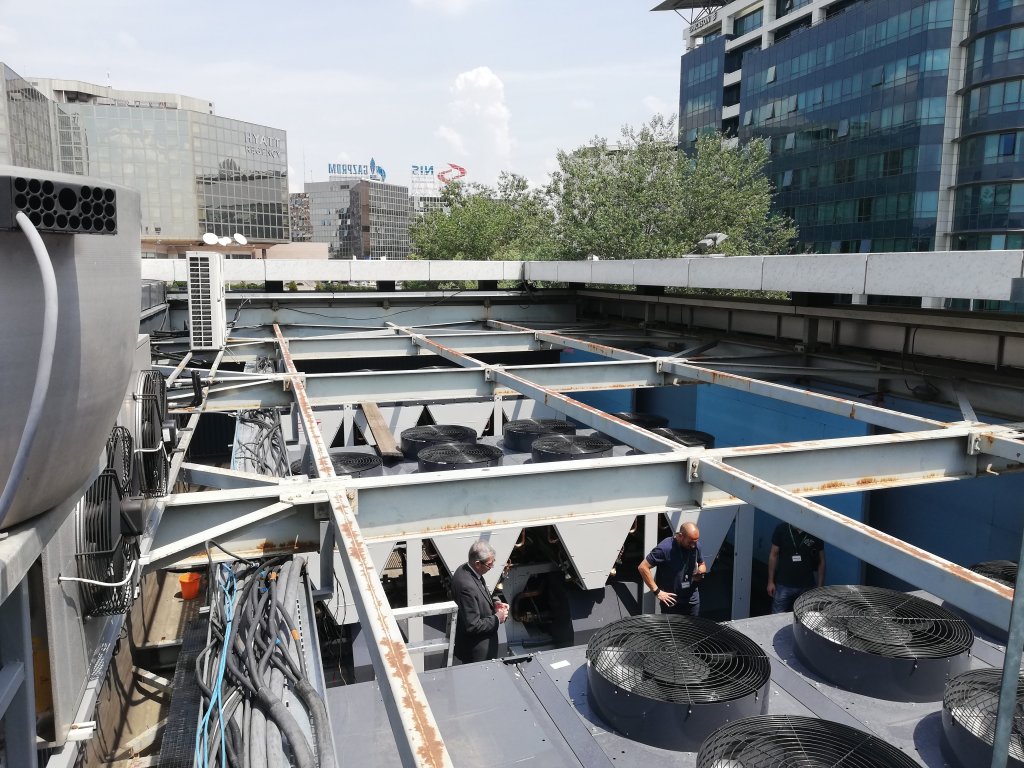 Soundproofing of Chilllers for Banca Intesa