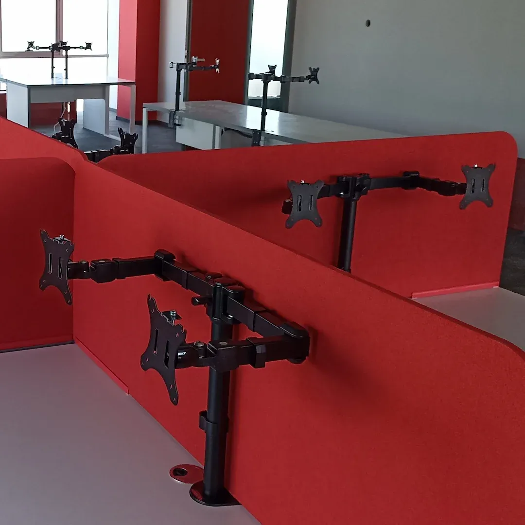 Acoustic Desk Separators for Open-Plan Office Noise Control