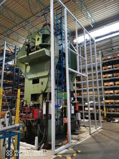 Soundproofing enclosure of punch press for Miba, Slovakia