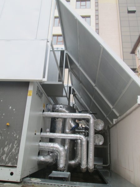 Sound insulation of chillers