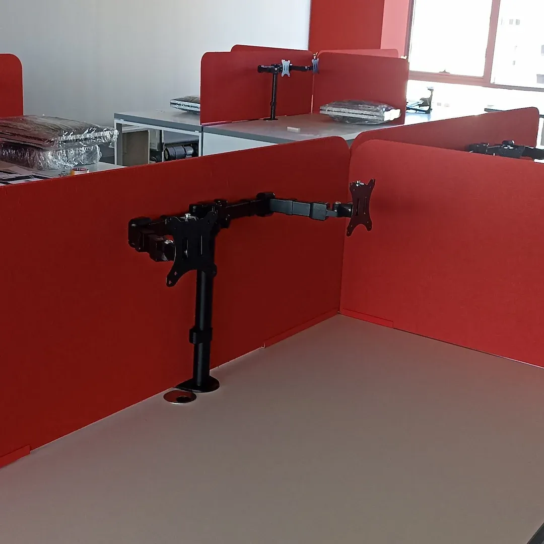 Acoustic Desk Separators for Open-Plan Office Noise Control
