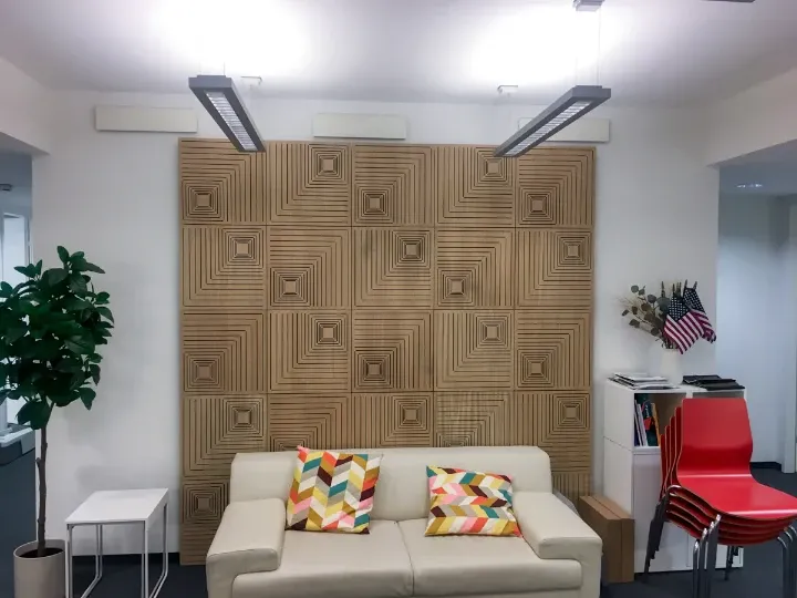 Echo reduction in meeting room and office space at OncoOne