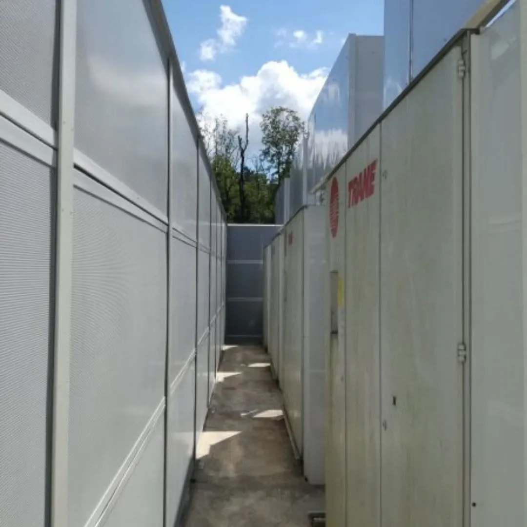 Noise Insulation of Chillers at Marriott Hotel
