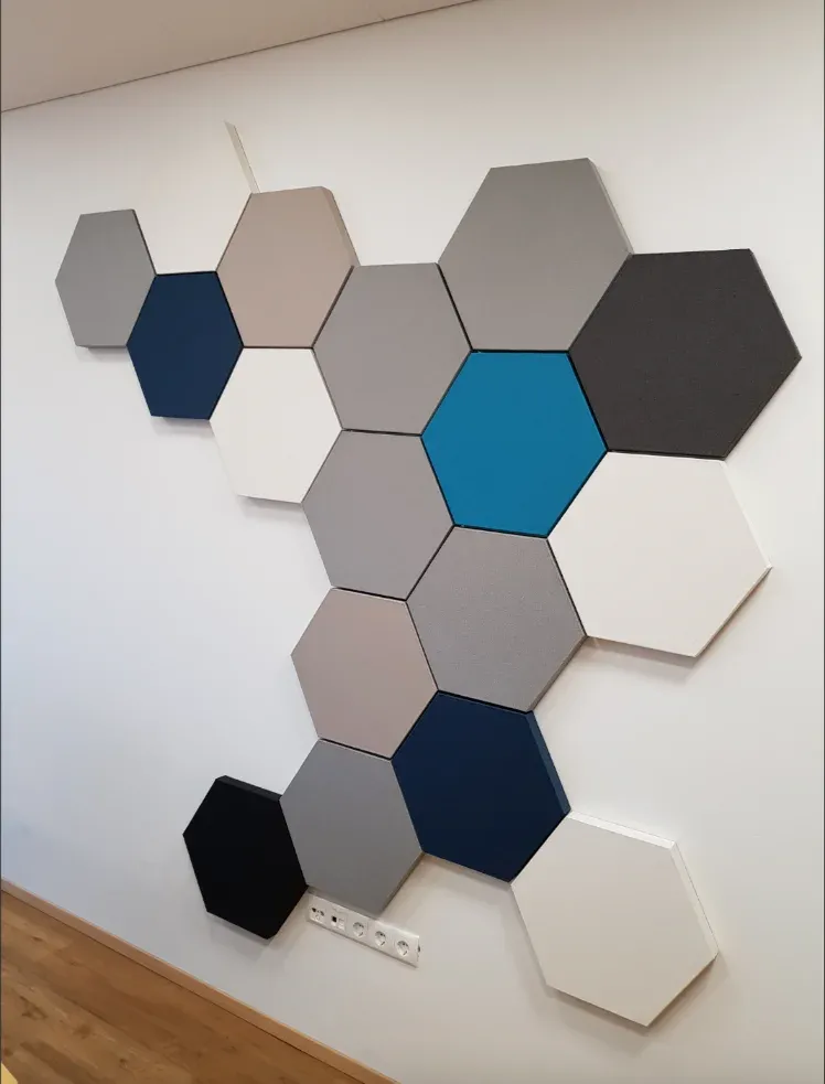 Office acoustic panels installed in Iceland