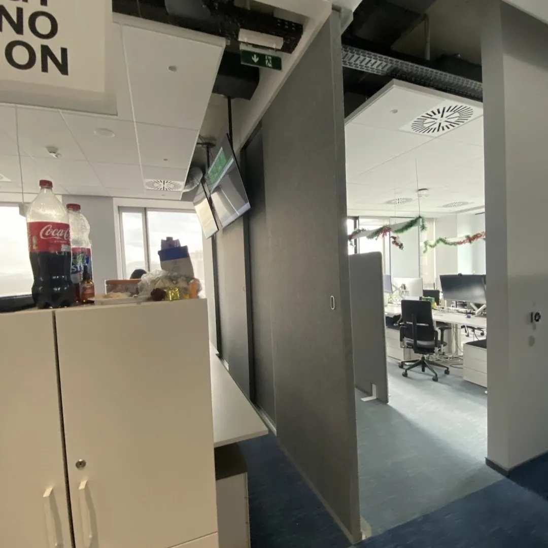Movable Acoustic Separator Walls for SAP Bulgaria Office