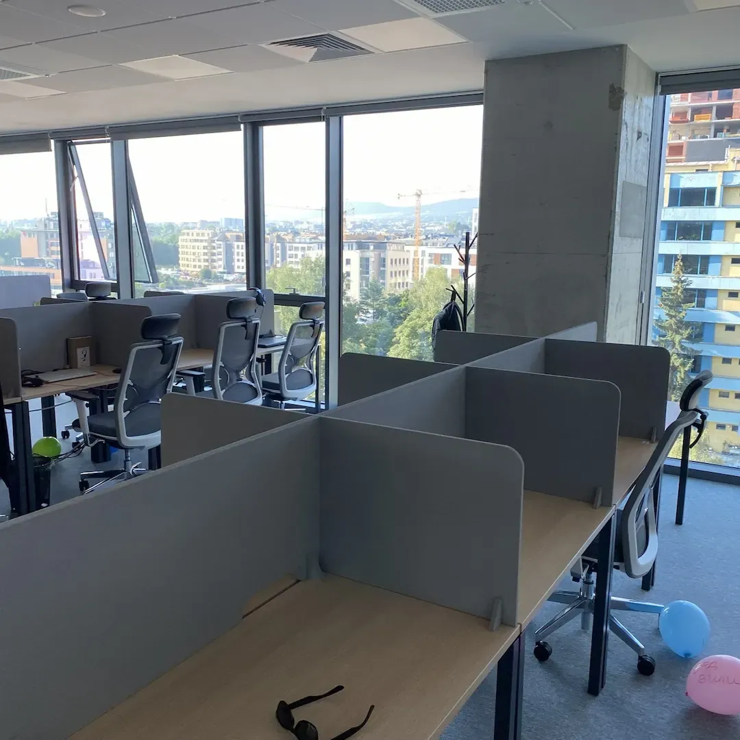 Acoustic Desk Separators for Open-Plan Office Noise Control