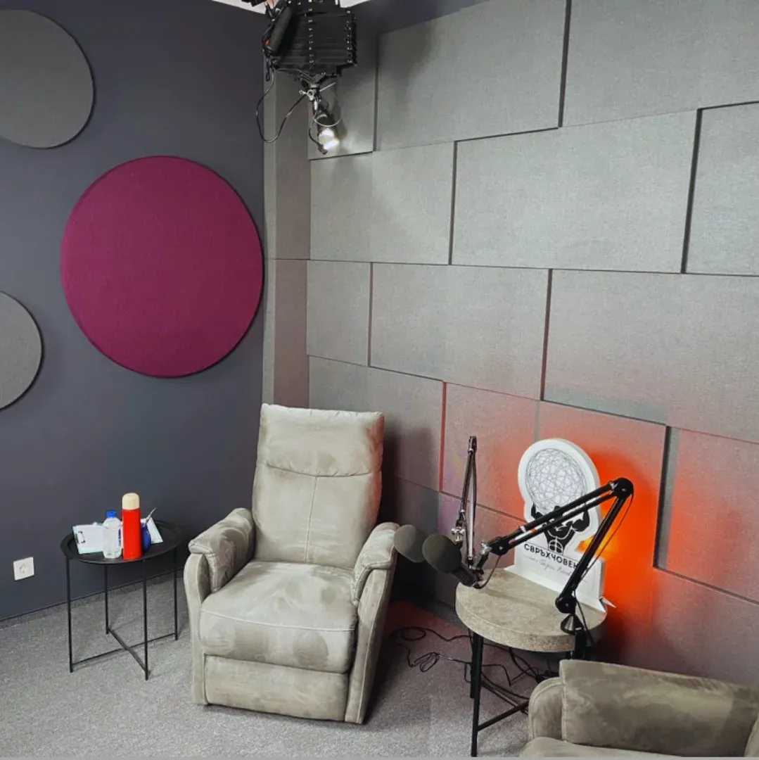 Acoustic Transformation of a Podcast Studio