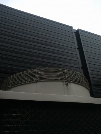 Sound absorbing panels in Gym
