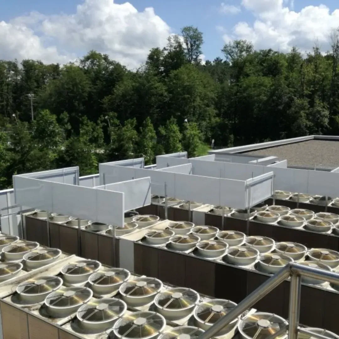 Noise Insulation of Chillers at Marriott Hotel