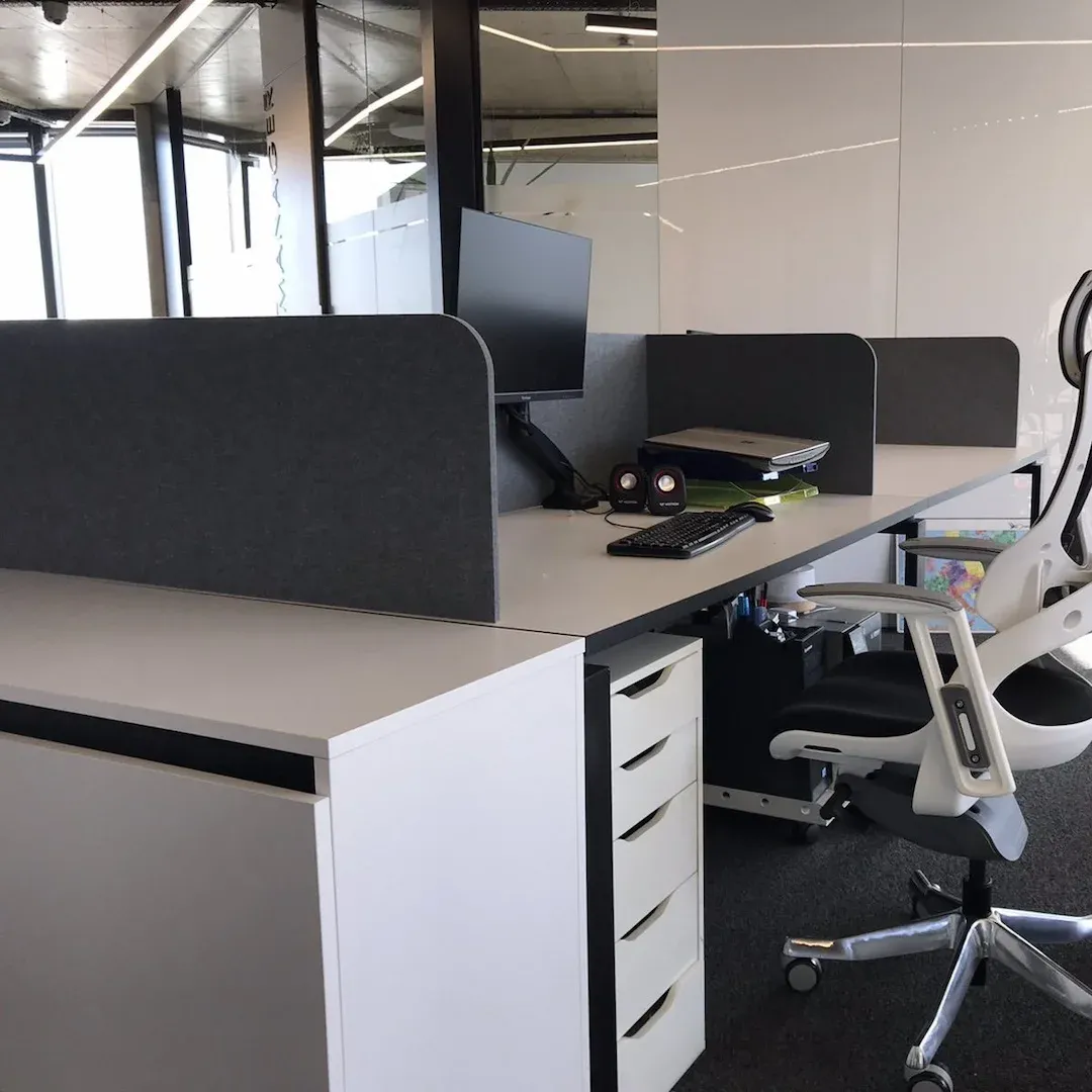 Acoustic Desk Separators for Open-Plan Office Noise Control