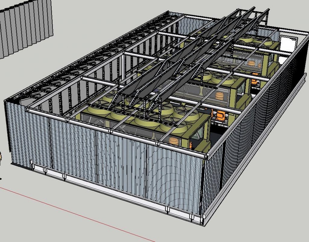 Soundproofing of Chilllers for Banca Intesa