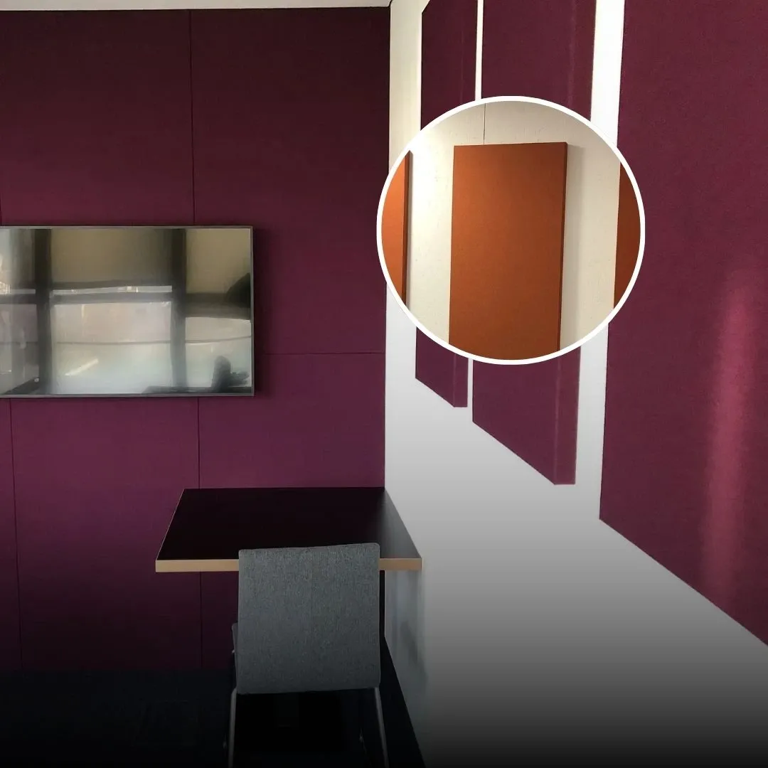 Echo Wall Acoustic Panels in BE Terna Office and Meeting Rooms