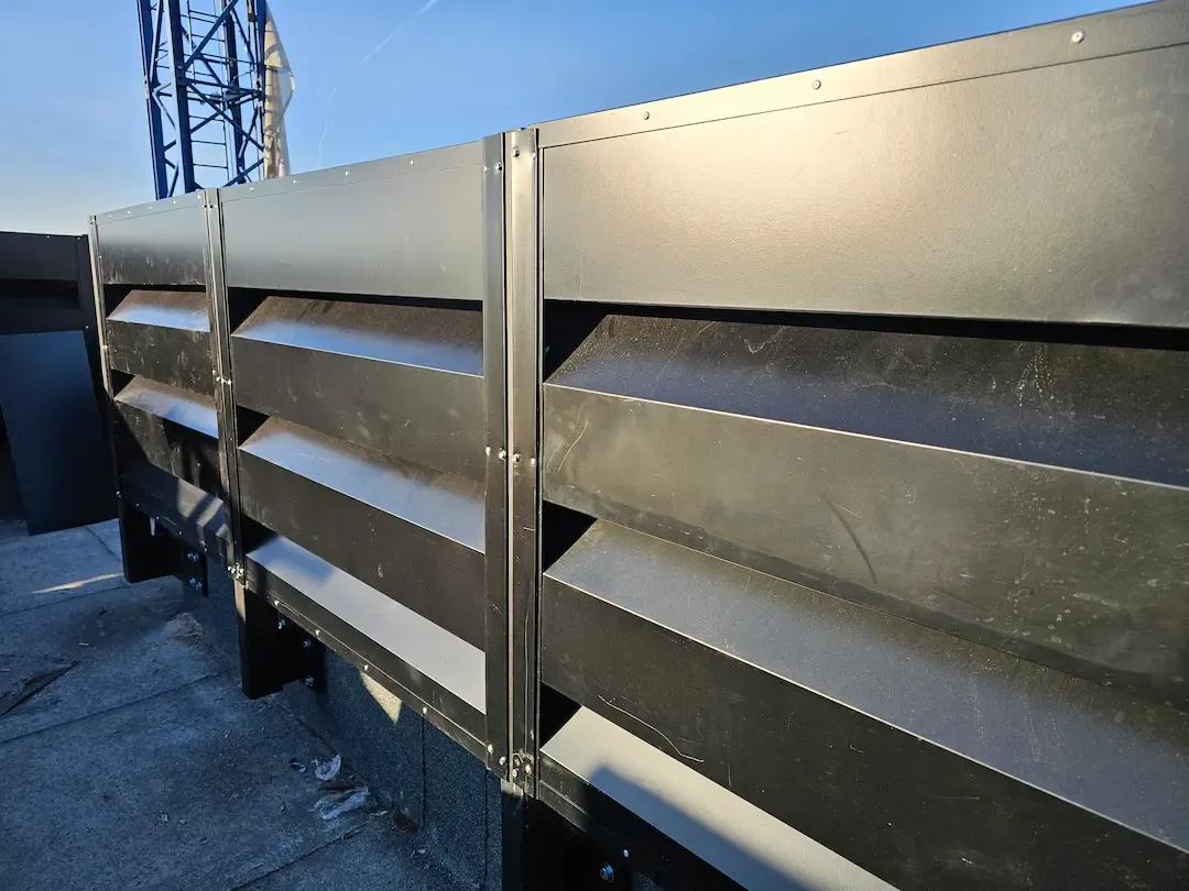 Rooftop Chiller Noise Control on Oborishte Street