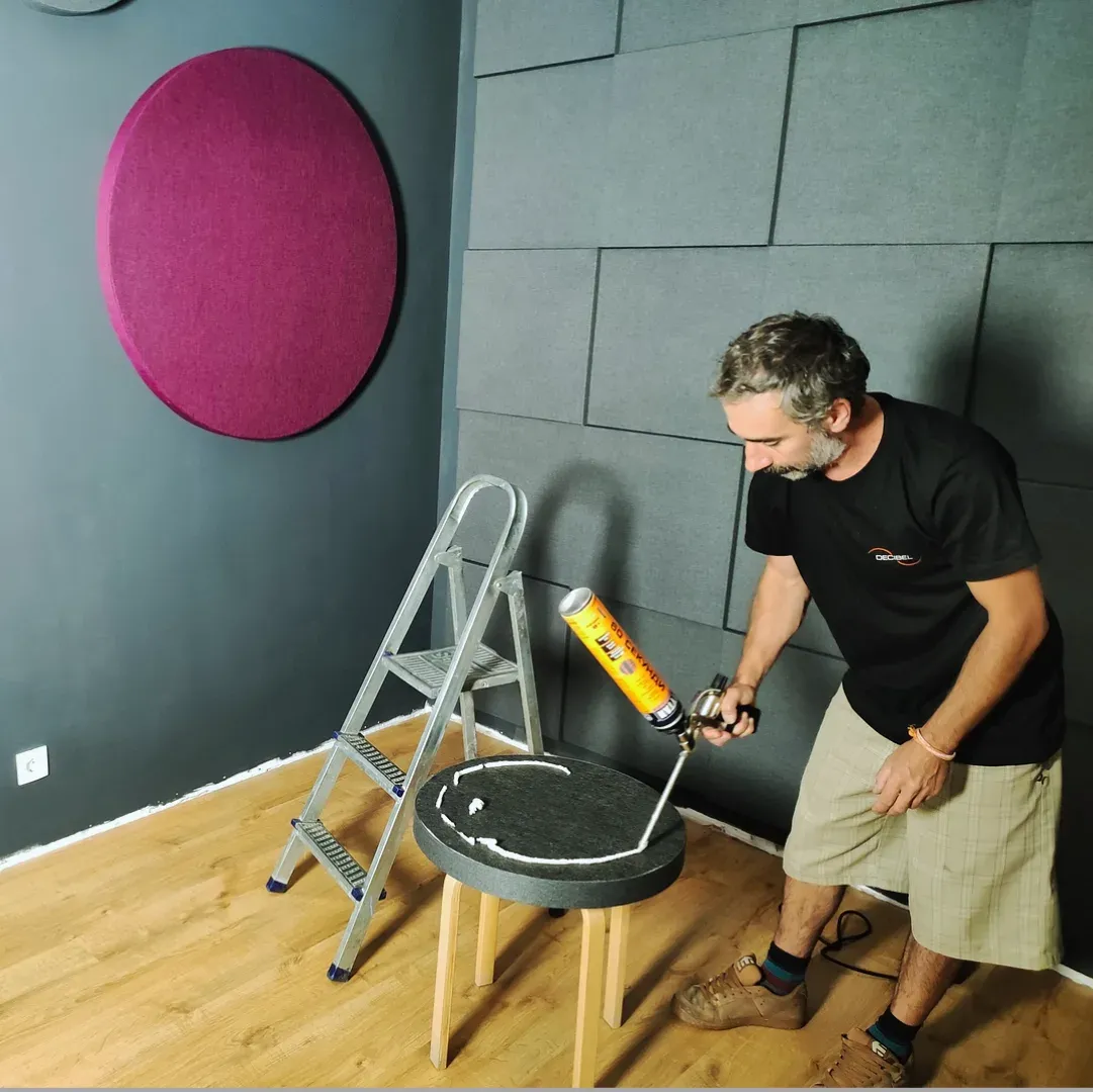Acoustic Transformation of a Podcast Studio