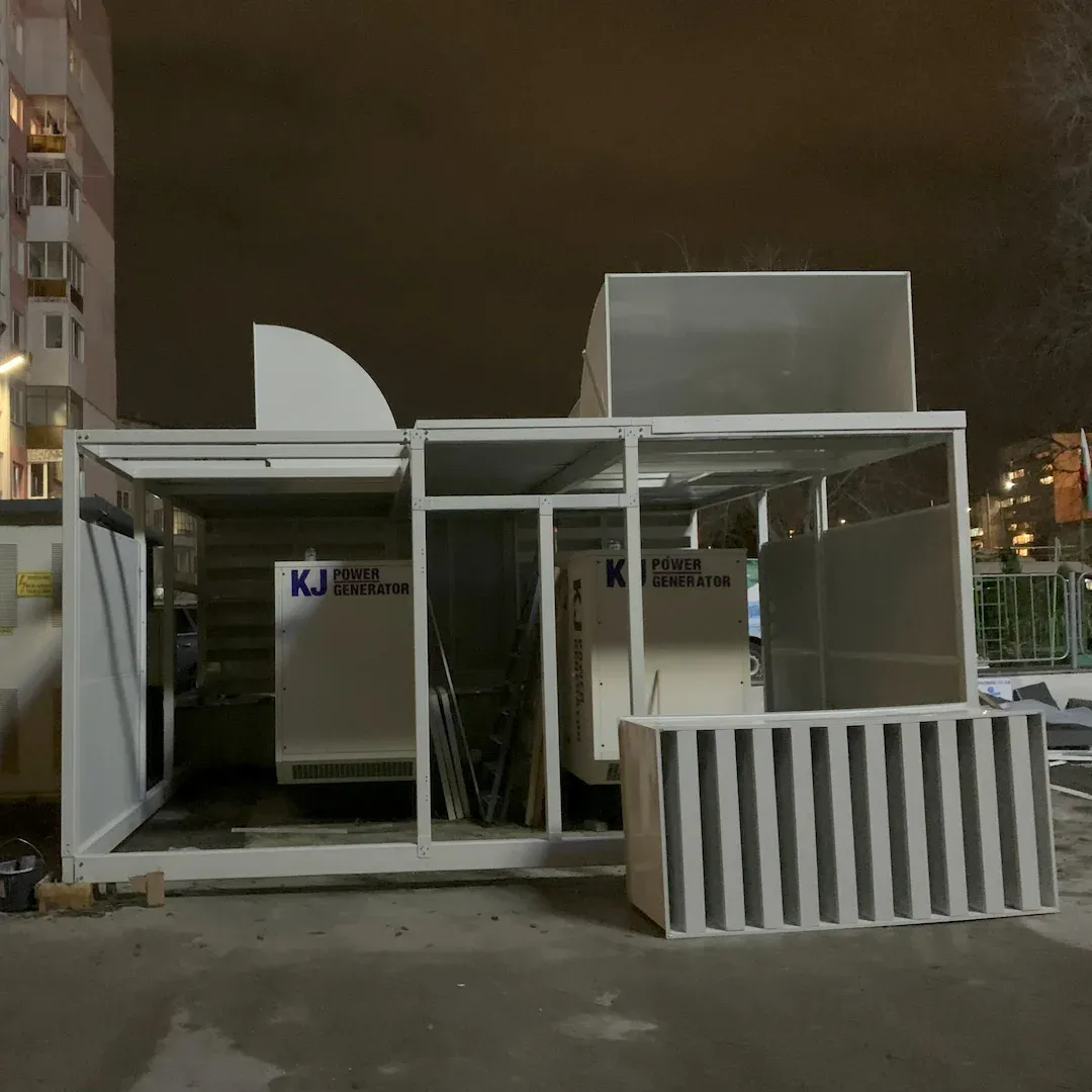 Soundproofing Diesel Generators for a Bank Office in Varna
