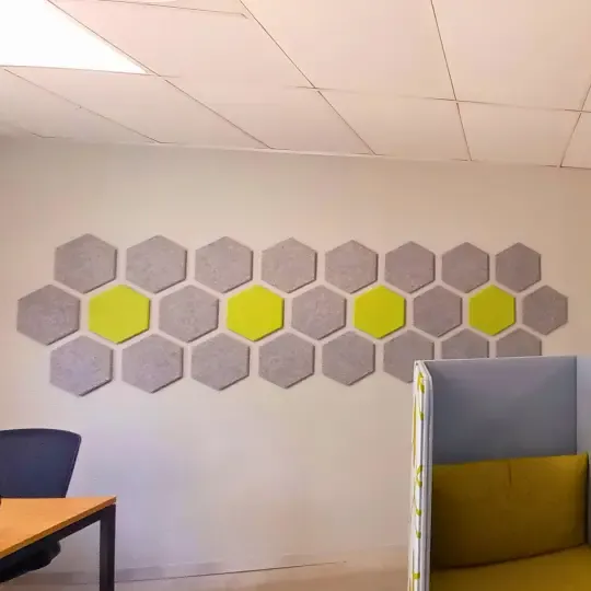 Custom Acoustic Treatment for Client-Centric Office