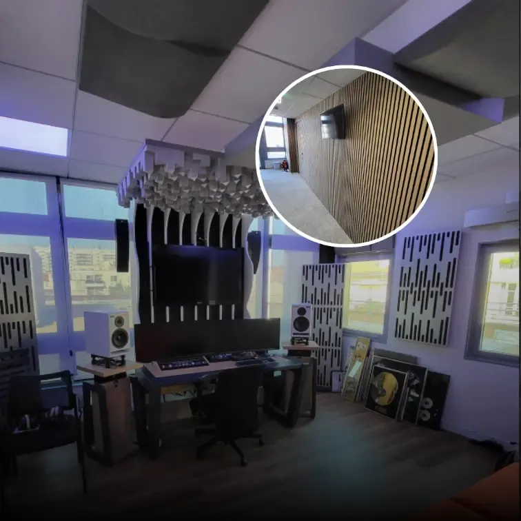 Acoustic Redesign of a TV Studio in France