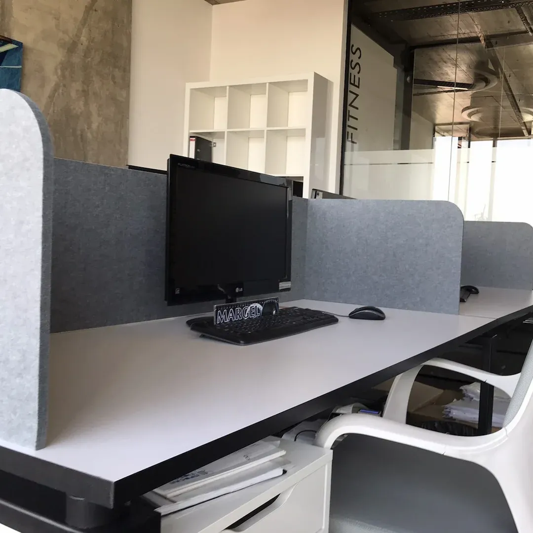 Acoustic Desk Separators for Open-Plan Office Noise Control